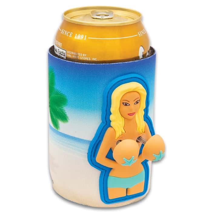 Bobble Babes Beach Babe Can Koozie Neoprene