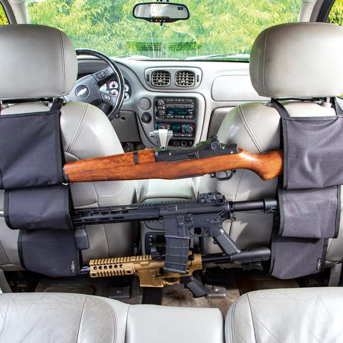 M48 Back Seat Gun Rack Nylon Canvas