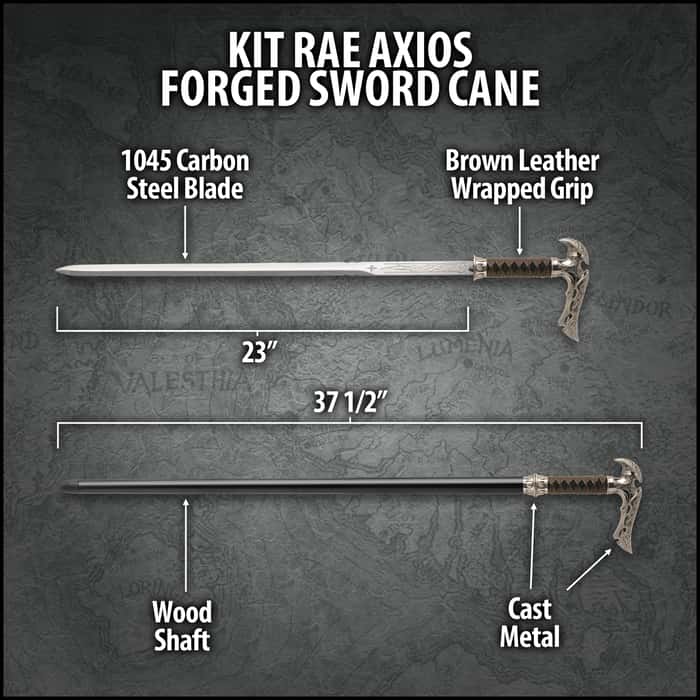 Kit Rae Axios Forged Sword Cane