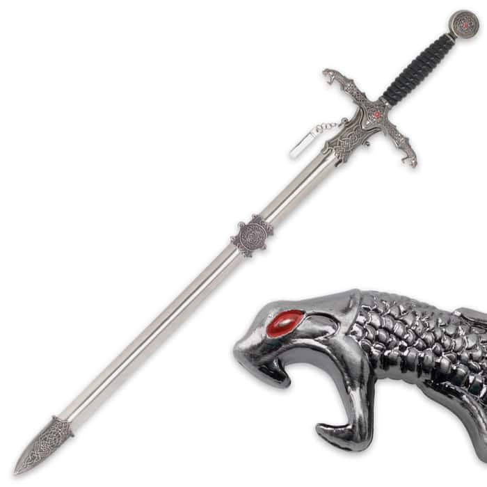 Dragons Lair Templar Long Sword & Scabbard