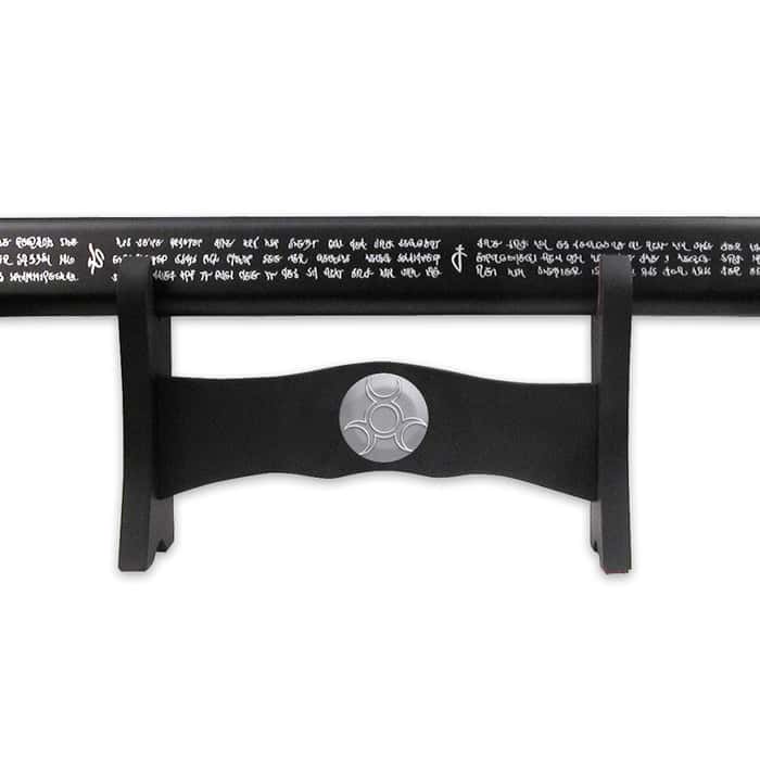 Full Tang Triple Edged Sword With Display Stand