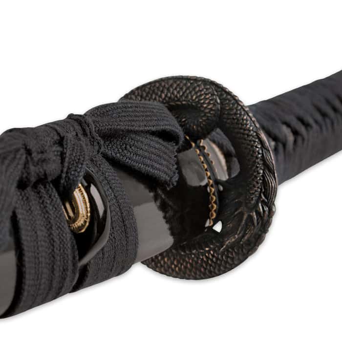 Dragon Warrior Samurai Katana With Scabbard