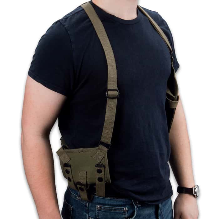 US 1911 Canvas Pistol Shoulder Holster Canvas