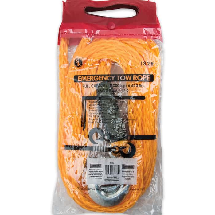Emergency Nylon Tow Rope 13 1/2 FT