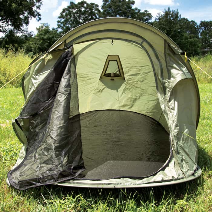 Intense Two Person OD Pop Up Tent