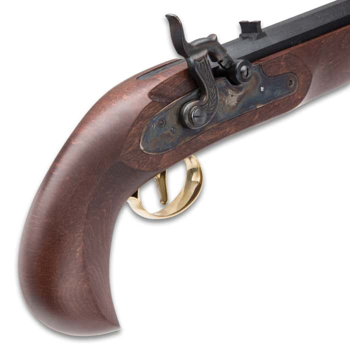 Kentucky Classic Muzzleloading Pistol Blued Barrel, Hardwood