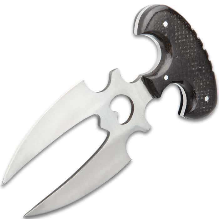 Timber Wolf Split Blade Push Dagger With