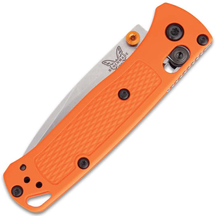 Benchmade Orange Mini Bugout Pocket Knife CPM