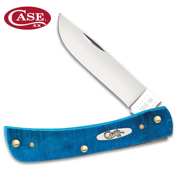 Case Caribbean Blue Sod Buster Jr Pocket