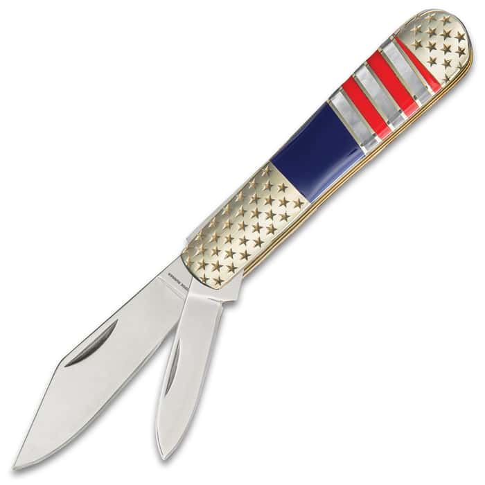 Ridge Runner American Flag Barlow Pocket Knife