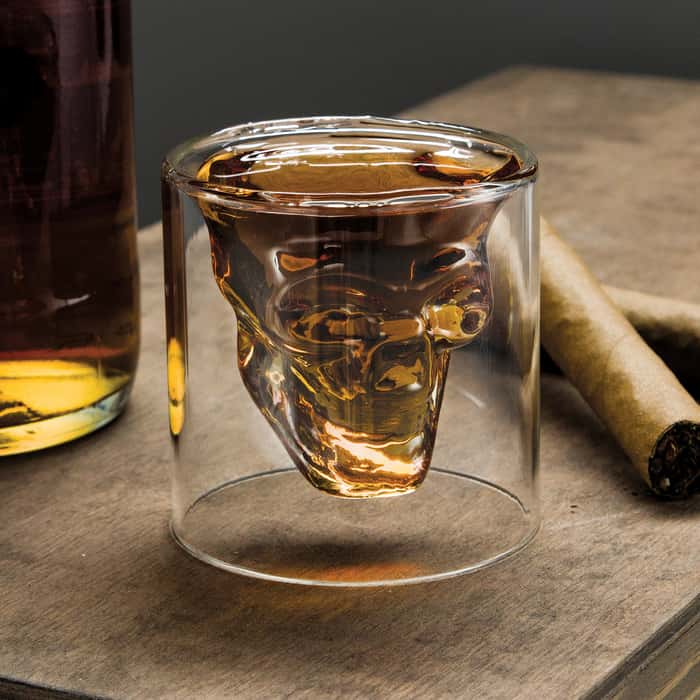 Crystal Skull Shot Glass