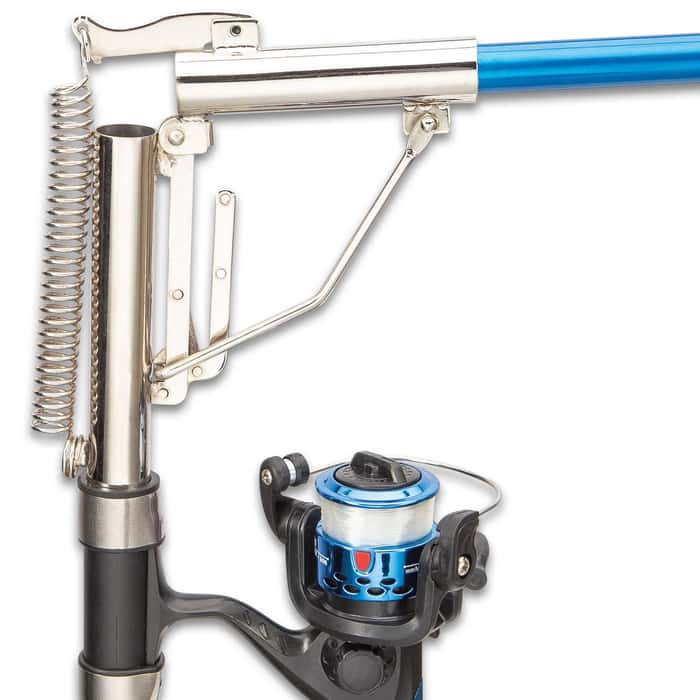 Automatic Telescoping Fishing Rod And Reel Metal