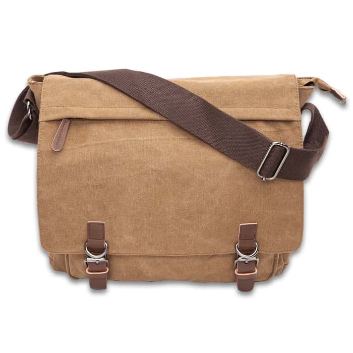 Outback Traveler Messenger Bag Canvas Construction, Soft