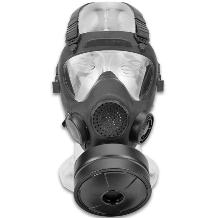Polish Gas Mask MP5 With Filter And Transport Bag, Protective Eye Lens, Authentic Military Surplus