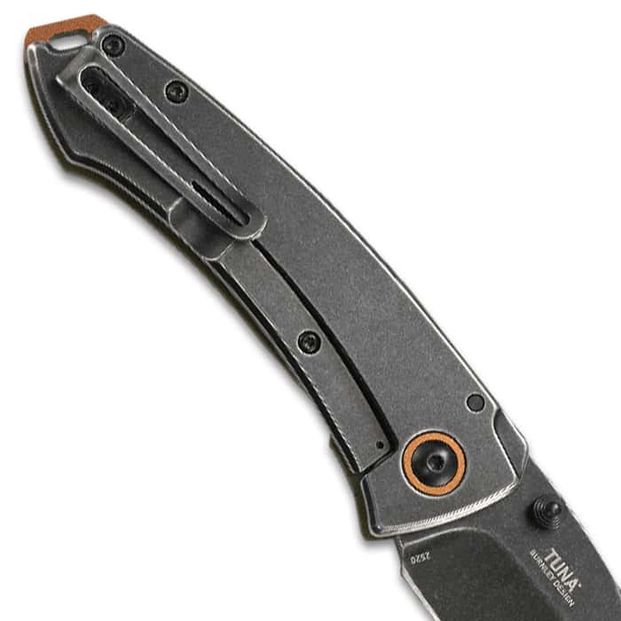 CRKT Tuna Pocket Knife 8Cr13MoV Steel Blade,