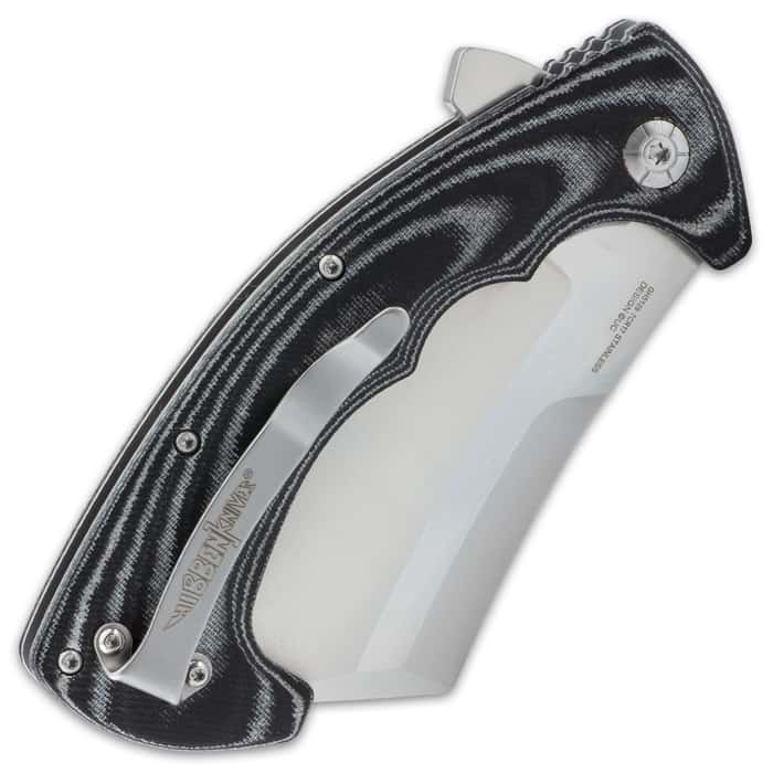 Gil Hibben Folding Cleaver Knife 7Cr17 Stainless