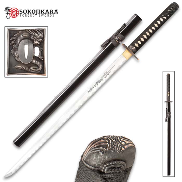 Sokojikara Hand Forged Masahiro Raging Dragon Samurai Sword