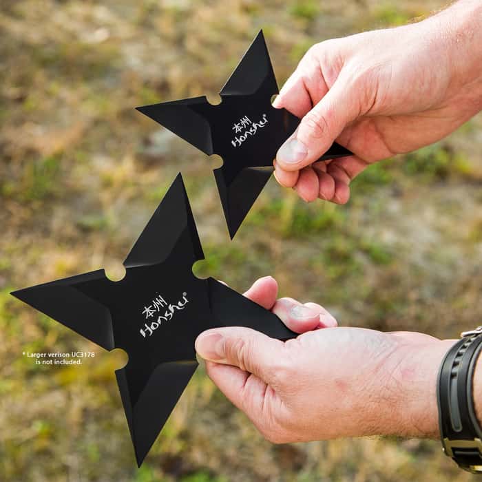 Honshu Sleek Black Throwing Star