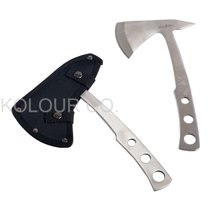 On Target Throwing Axe Set With Sheaths