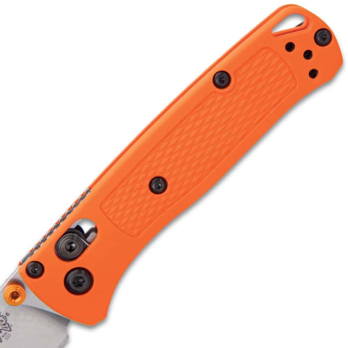 Benchmade Orange Mini Bugout Pocket Knife CPM