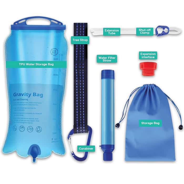 Membrane Solutions Three Liter Gravity Water Filter