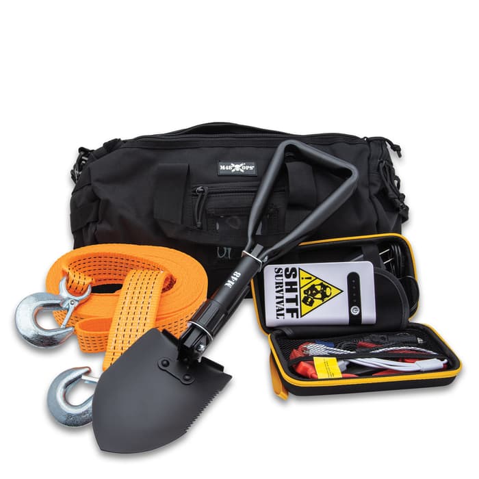 The Vehicle Emergency Kit has everything for an emergency.