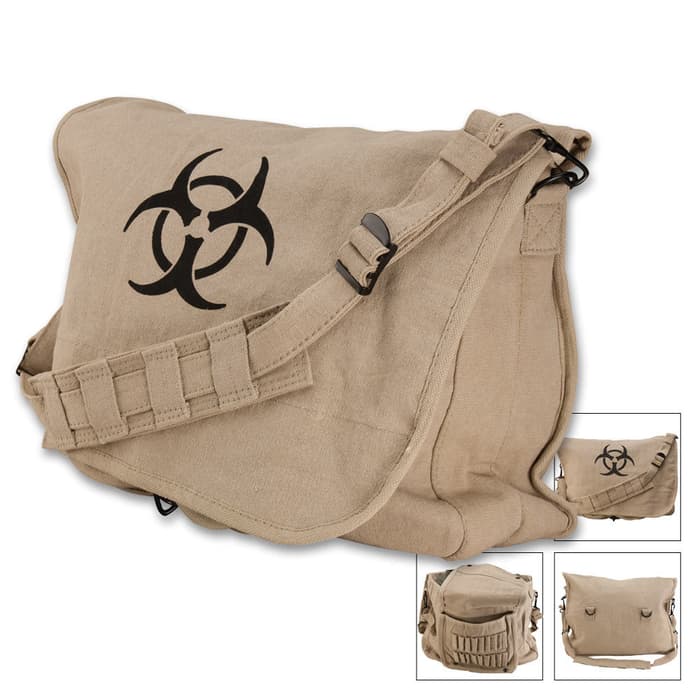 Biohazard Zombie Shoulder Messenger Bag