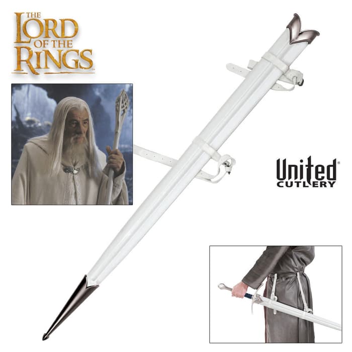 Lord of the Rings Glamdring White Scabbard