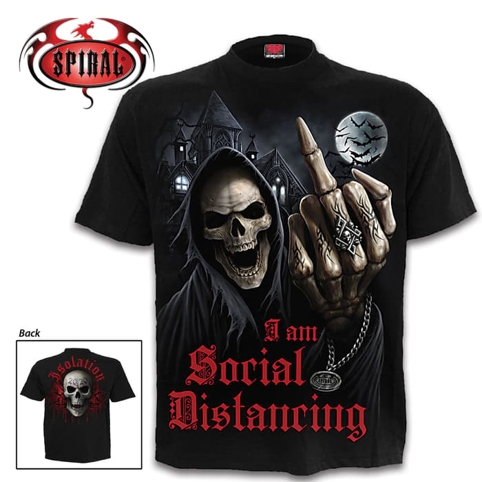 Show the world you are obeying the only rule you have ever truly believed in with this Social Distance T-Shirt