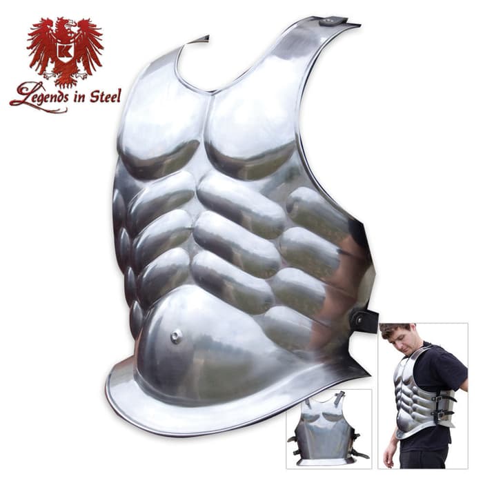 Legends in Steel Middle Ages Muscled Front & Back Cuirass Armor