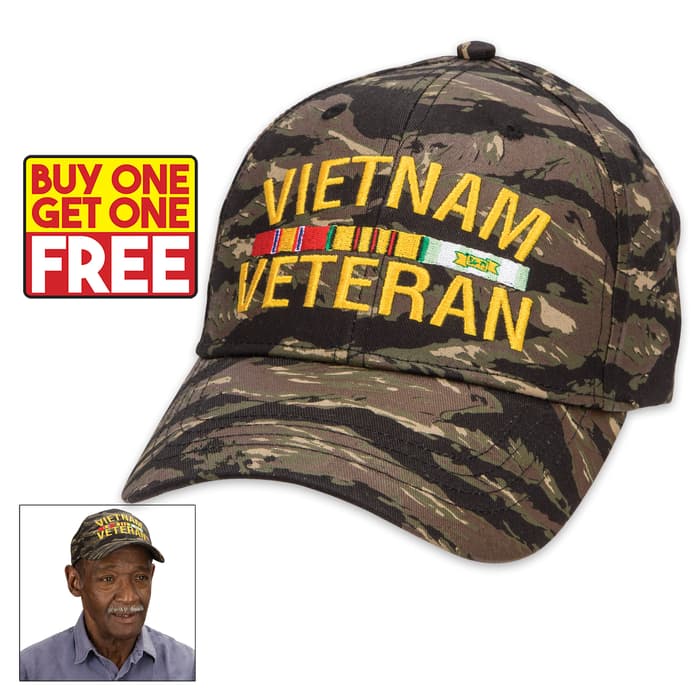 This hat makes an excellent gift for a veteran and, with BOGO, you get two for the price of one!
