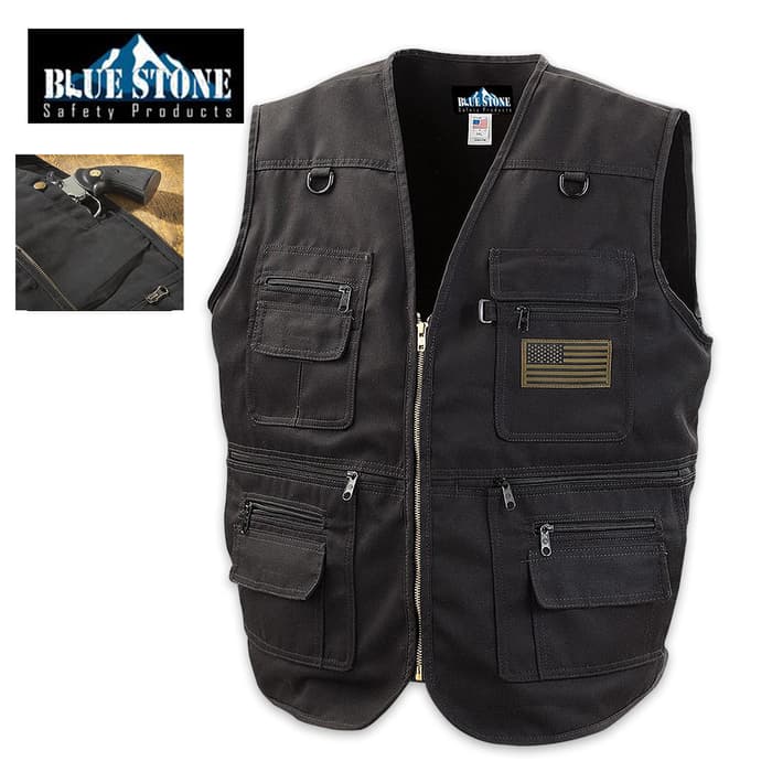 Blue Stone Black Concealment Vest