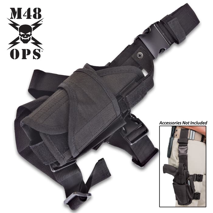 Tactical Special Ops Leg Holster Black  