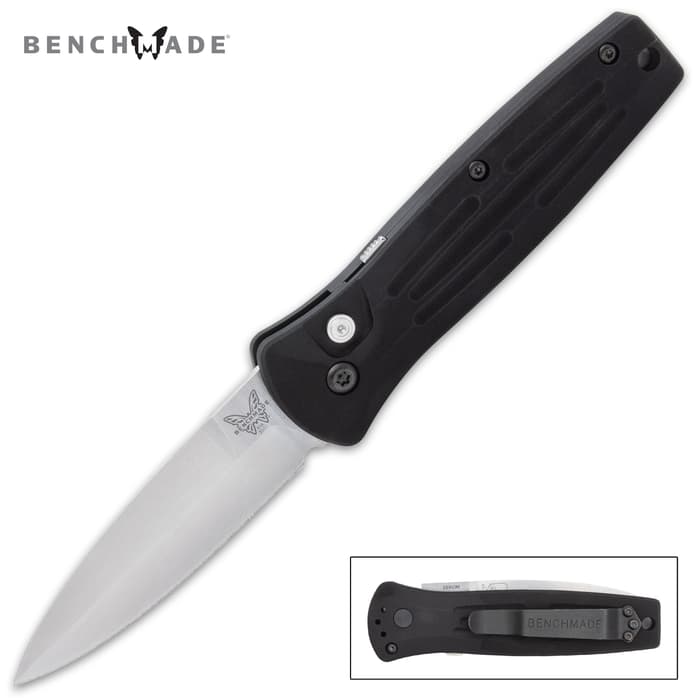 Made in the USA, the Benchmade Stimulus Automatic Knife features the upgraded Benchmade automatic package