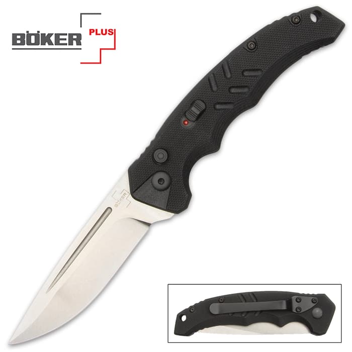 The Black Intention was designed as a tactical automatic knife and can easily handle all tactical and everyday cutting tasks