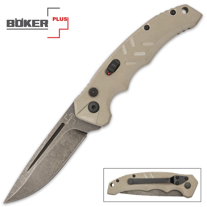 The Coyote Intention was designed as a tactical automatic knife and can easily handle all tactical and everyday cutting tasks