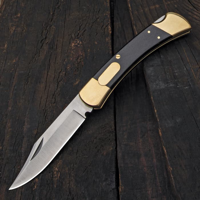The Executive Office Automatic Pocket Knife is 8 1/2” in overall length