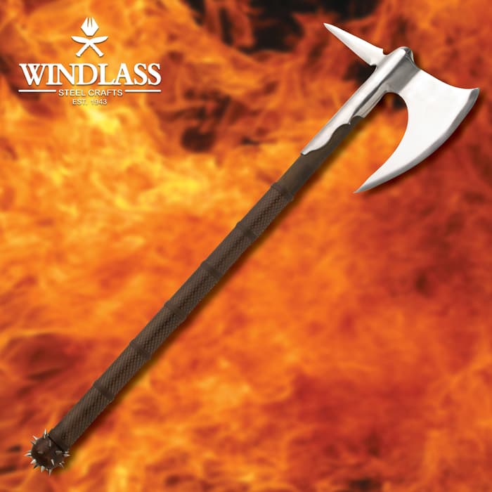 We have yet to see the scaly monster that can hold up to this wicked axe, when wielded by an expert