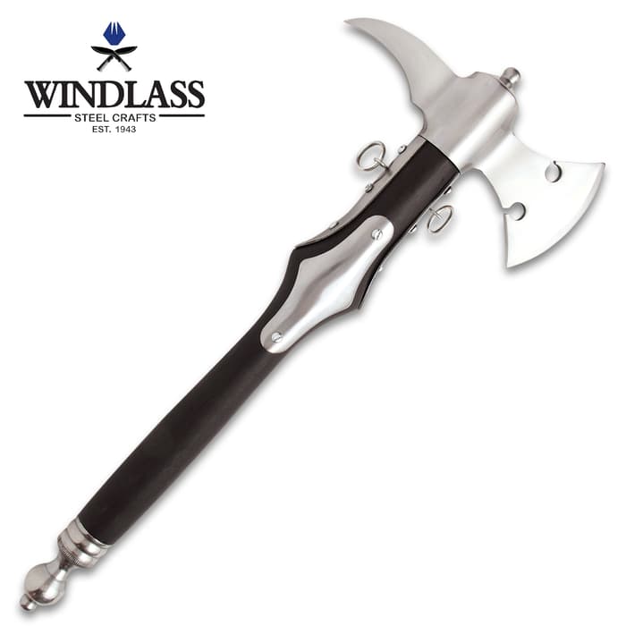 Made from an original found at auction, the Windlass Steelcrafts German WWII Dress Fire Axe is an accurate replica