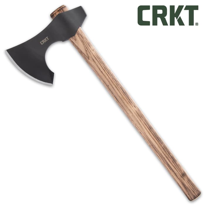 Get a glance of the CRKT Berserker Viking Axe and you know trouble’s coming because it’s a battle cry in axe form