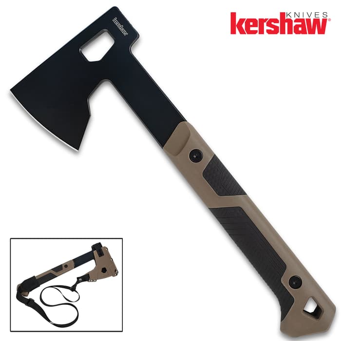 Mankind’s been using the ax to shape, split, and cut wood for millennia and the Kershaw Dechutes Camp Axe is an update on that trusty tool