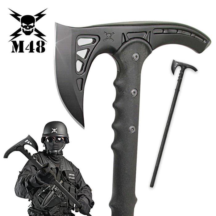 M48 Kommando Survival Axe Tactical Hiking Staff