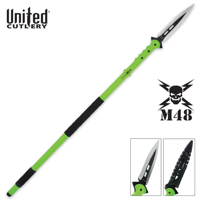 M48 Apocalypse Undead Survival Spear and Molded Sheath
