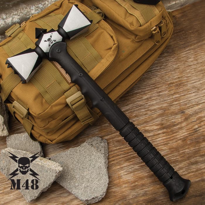 The M48 Double-Headed War Hammer is what you want to be holding in your hands when things get ugly