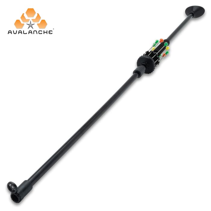The Avalanche 48" Blowgun's entire length shown