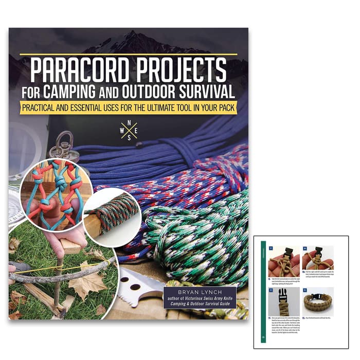 Paracord Projects For Camping And Survival Book - Step-By-Step Instructions, Full-Color Photographs, 248 Pages