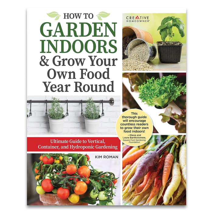 A complete guide filled with a host of valuable information and DIY projects on how to grow a variety of foods inside your home