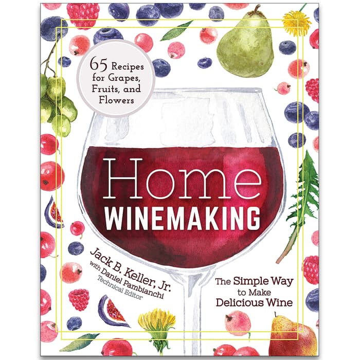 The Home Winemaking Book is an introduction to making wine at home