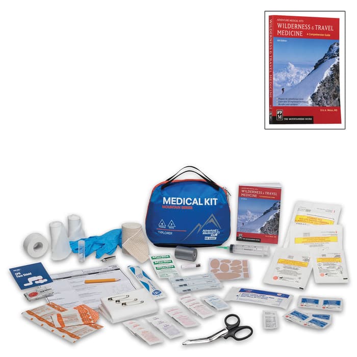 Comprehensive yet compact, the Adventure Explorer Medical Kit is the ideal backpacking first aid kit for families or small groups