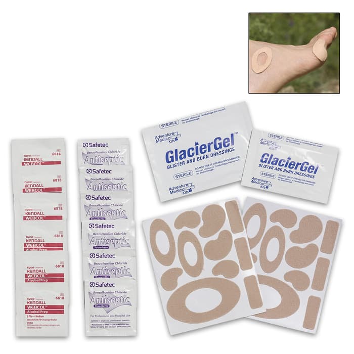 The best of both worlds, combining blister prevention of moleskin with the advanced relief and healing of hydrogel dressings